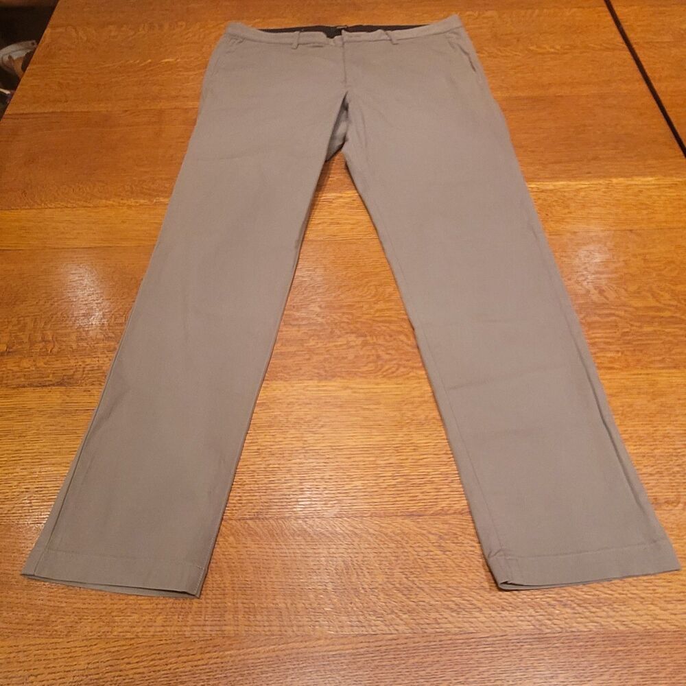 Theory Zaine Witten Chino Pants 36 Khaki